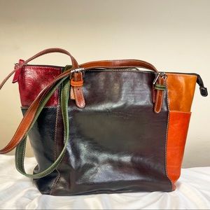 Color block Valentina handbag